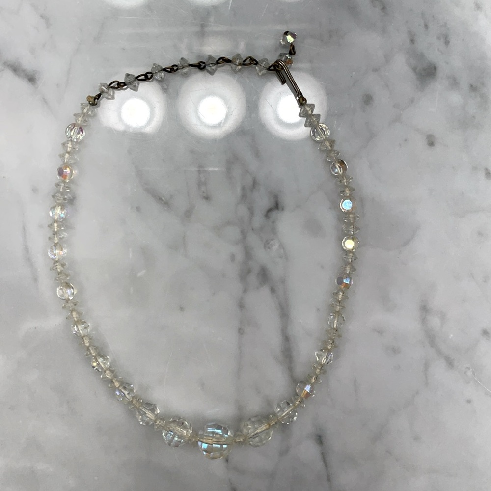 VINTAGE beaded choker